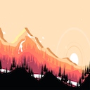 Minimalist Sunset Scenery Theme  screen for extension Chrome web store in OffiDocs Chromium Minimalist Sunset Scenery Theme  screen for extension Chrome web store in OffiDocs Chromium