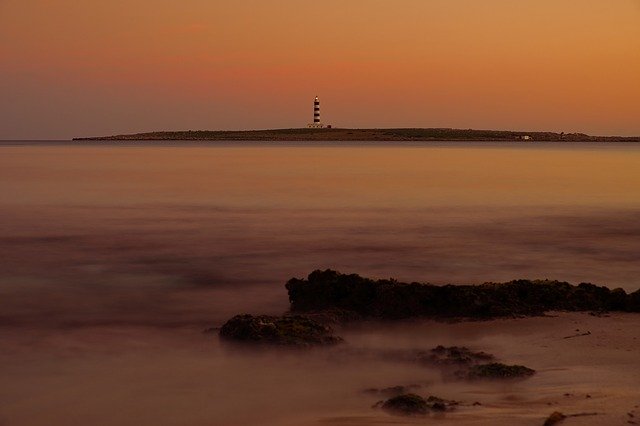 Free download Minorca Punta Prima Lighthouse -  free photo or picture to be edited with GIMP online image editor