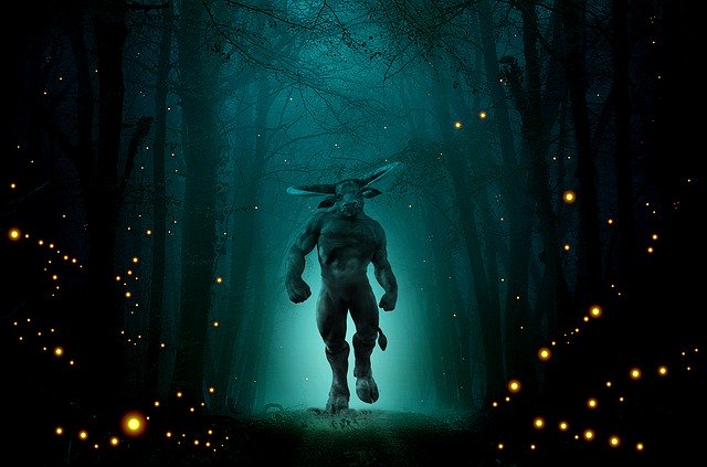 Free download Minotaur Bull Monster -  free illustration to be edited with GIMP online image editor