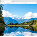 Mirror Lake and Mountain Serenity  screen for extension Chrome web store in OffiDocs Chromium