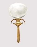 Free download Mirror with Handle in the Form of a Hathor Emblem free photo or picture to be edited with GIMP online image editor