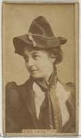 Free download Miss Langton, from the Actors and Actresses series (N45, Type 8) for Virginia Brights Cigarettes free photo or picture to be edited with GIMP online image editor