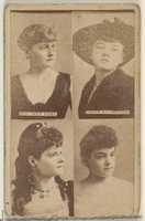 Free download Miss Sadie Kirby/ Fannie Batchelder, from the Actors and Actresses series (N45, Type 4) for Virginia Brights Cigarettes free photo or picture to be edited with GIMP online image editor
