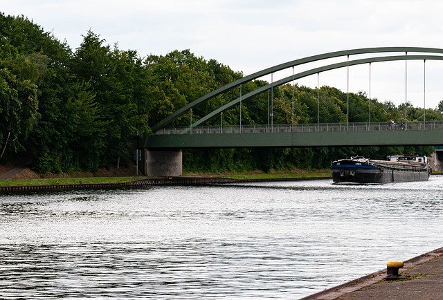 Descărcare gratuită Mittelland Canal Weser Peter Hagen - fotografie sau imagine gratuită pentru a fi editată cu editorul de imagini online GIMP