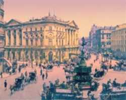 Free download Mixed Media Drawing of Piccadilly Circus free photo or picture to be edited with GIMP online image editor