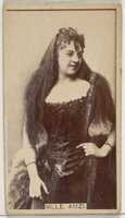 Free download Mlle. Amzi, from the Actors and Actresses series (N45, Type 8) for Virginia Brights Cigarettes free photo or picture to be edited with GIMP online image editor