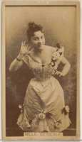 Free download Mlle. Demeale, from the Actors and Actresses series (N45, Type 8) for Virginia Brights Cigarettes free photo or picture to be edited with GIMP online image editor