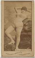 Free download Mlle. Jager, Paris, from the Actors and Actresses series (N45, Type 1) for Virginia Brights Cigarettes free photo or picture to be edited with GIMP online image editor