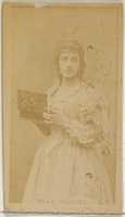 Free download Mlle. Monvel, from the Actors and Actresses series (N45, Type 8) for Virginia Brights Cigarettes free photo or picture to be edited with GIMP online image editor