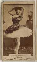 Free download Mlle. Palledino, Paris, from the Actors and Actresses series (N45, Type 1) for Virginia Brights Cigarettes free photo or picture to be edited with GIMP online image editor