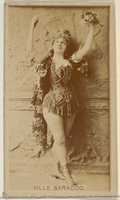 Free download Mlle. Saracco, from the Actors and Actresses series (N45, Type 8) for Virginia Brights Cigarettes free photo or picture to be edited with GIMP online image editor