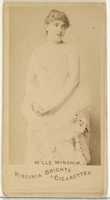 Free download Mlle Winship, from the Actors and Actresses series (N45, Type 1) for Virginia Brights Cigarettes free photo or picture to be edited with GIMP online image editor