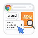 Mnemonic Finder – Right Click Word Memory Helper  screen for extension Chrome web store in OffiDocs Chromium
