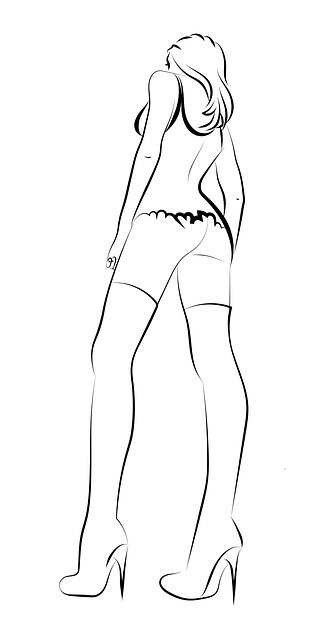 Free download Model Legs Drawing -  free illustration to be edited with GIMP free online image editor