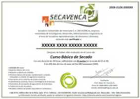 Free download Modelo de Certificado Cursos SECAVENCA free photo or picture to be edited with GIMP online image editor