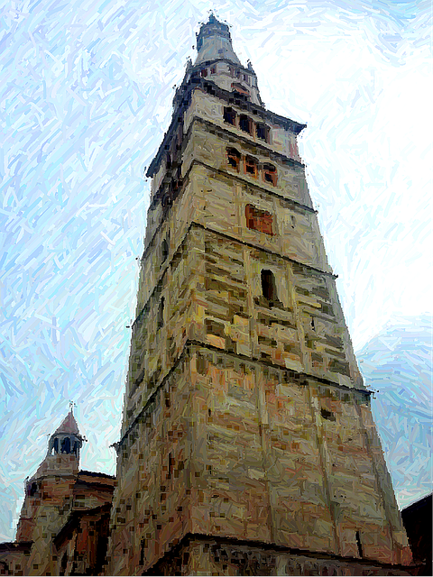 Free download Modena Campanile Church -  free illustration to be edited with GIMP free online image editor