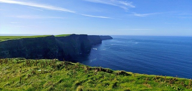 הורדה חינם Moher Cliffs Ireland - תמונה או תמונה בחינם לעריכה עם עורך התמונות המקוון GIMP
