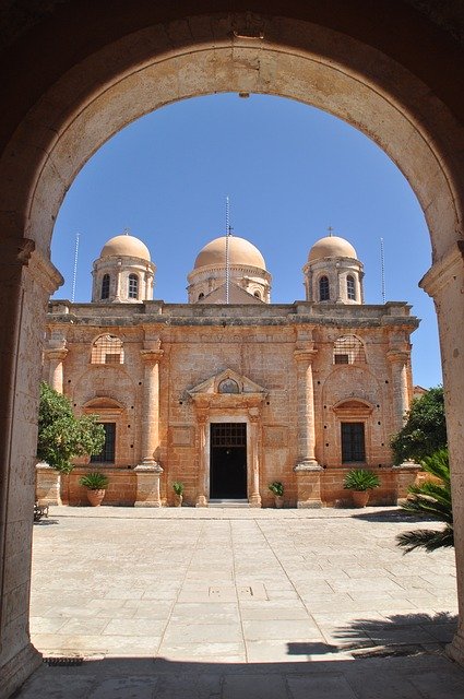 تحميل مجاني Monastery Old Greece - صورة مجانية أو صورة لتحريرها باستخدام محرر الصور على الإنترنت GIMP