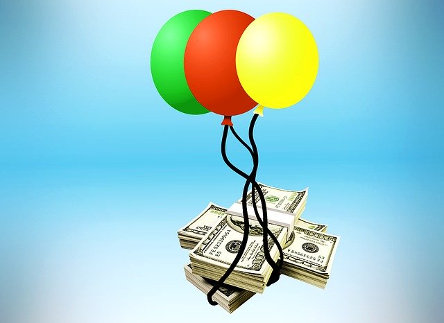 Free download Money Balloon Dollar -  free illustration to be edited with GIMP free online image editor