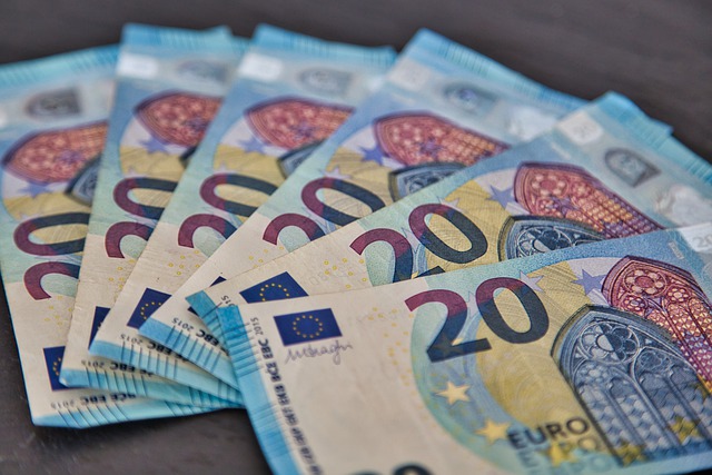 يبدو أن الأموال التي يتم تنزيلها مجانًا تبدو وكأنها عملة اليورو المالية صورة مجانية ليتم تحريرها باستخدام محرر الصور المجاني عبر الإنترنت من GIMP
