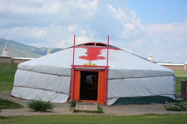 Free download Mongolia Yurt Nomads -  free photo or picture to be edited with GIMP online image editor