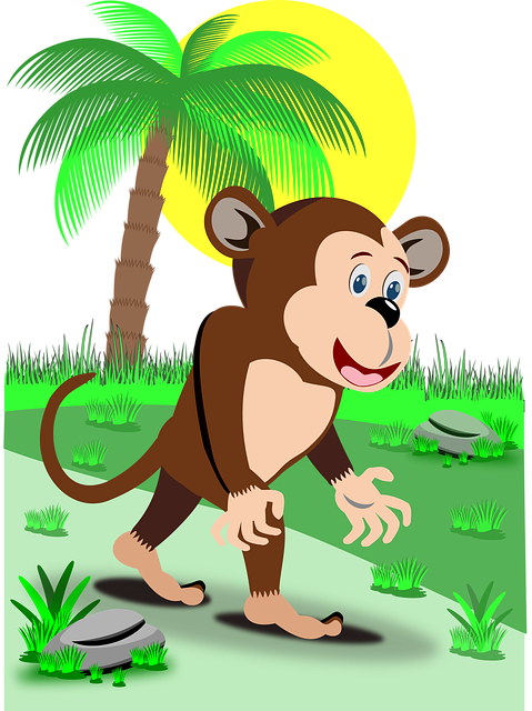 Free download Monkey Nature Mico - Free vector graphic on Pixabay free illustration to be edited with GIMP free online image editor