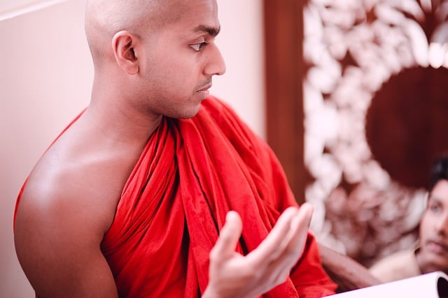 Free download monk preach speak robe heart free picture to be edited with GIMP free online image editor