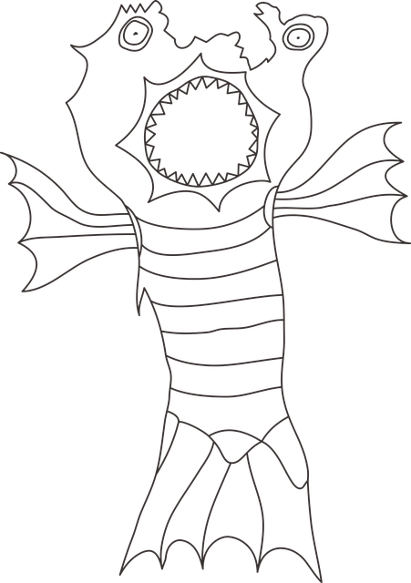 Безкоштовно завантажити Monster Fish The Mouth Of - Безкоштовна векторна графіка на Pixabay безкоштовна ілюстрація для редагування за допомогою безкоштовного онлайн-редактора зображень GIMP