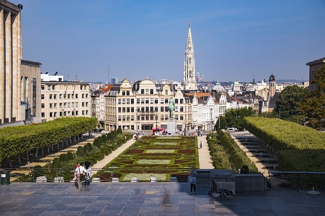 Free download mont des arts town hall brussels free picture to be edited with GIMP free online image editor