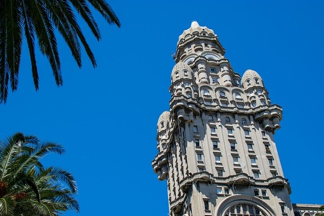 Free download Montevideo Tower City Plaza -  free photo or picture to be edited with GIMP online image editor