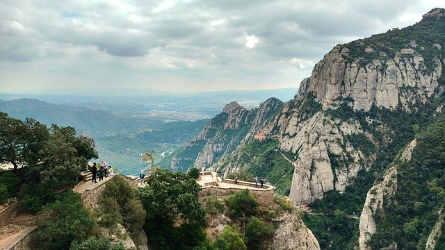 Template Photo Montserrat Mountains Panorama -  for OffiDocs