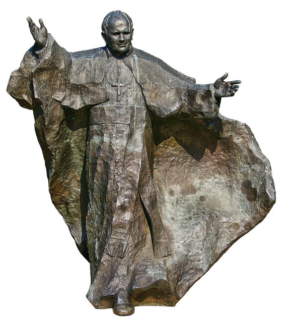 免费下载教皇约翰·保罗二世纪念碑免费图片，使用 GIMP 免费在线图像编辑器进行编辑