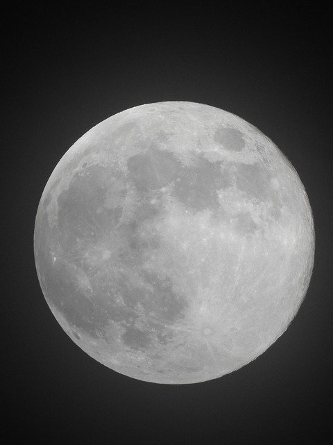 Download gratuito Moon Full Lunar: foto o immagine gratuita da modificare con l'editor di immagini online GIMP