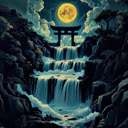 Moonlit Waterfall Live Wallpaper  screen for extension Chrome web store in OffiDocs Chromium