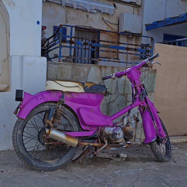 Free download moped greece wreck motorcycle free picture to be edited with GIMP free online image editor