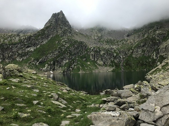 Free download Morghirolo Lake Alpine Route Alps -  free photo or picture to be edited with GIMP online image editor