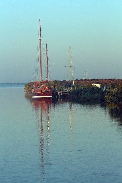 Free picture Morning Sun Port Sailing Boat -  to be edited by GIMP free image editor by OffiDocs