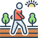 Morning Walk Through the Mist  screen for extension Chrome web store in OffiDocs Chromium