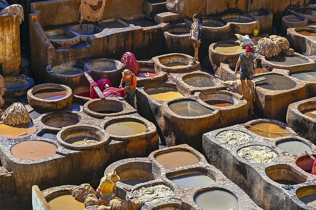 Free graphic morocco curtiduria skins tannery to be edited by GIMP free image editor by OffiDocs