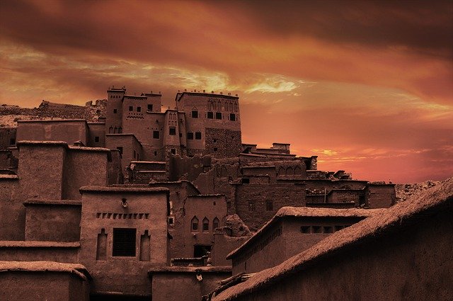 モロッコの砂漠の街を無料でダウンロード-GIMPオンラインイメージエディターで編集できる無料の写真または画像