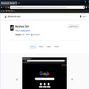 Morpheon Dark Clone with White Omnibox  screen for extension Chrome web store in OffiDocs Chromium