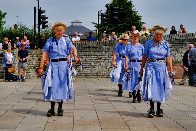 Free download Morris Dancers People Dance -  free photo or picture to be edited with GIMP online image editor