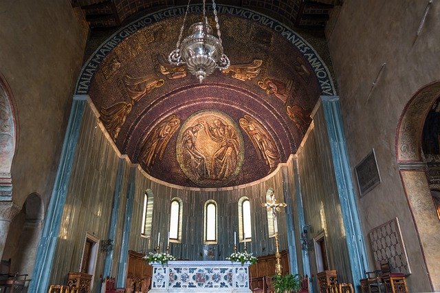 Unduh gratis Gereja Mosaik Kristen - foto atau gambar gratis untuk diedit dengan editor gambar online GIMP