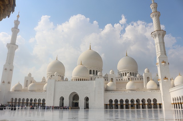 Gratis download moskee Abu Dhabi architectuur Arabische gratis foto om te bewerken met GIMP gratis online afbeeldingseditor