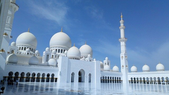 Descarga gratuita Mosque Abu Dhabi Religion: foto o imagen gratuita para editar con el editor de imágenes en línea GIMP