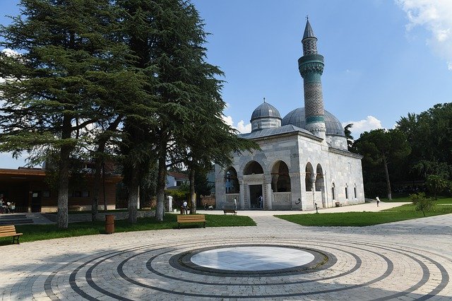 Descarga gratuita Mosque Sky Garden: foto o imagen gratuita para editar con el editor de imágenes en línea GIMP