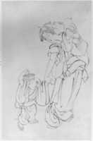 Free download Mother and Children in Summer Night free photo or picture to be edited with GIMP online image editor