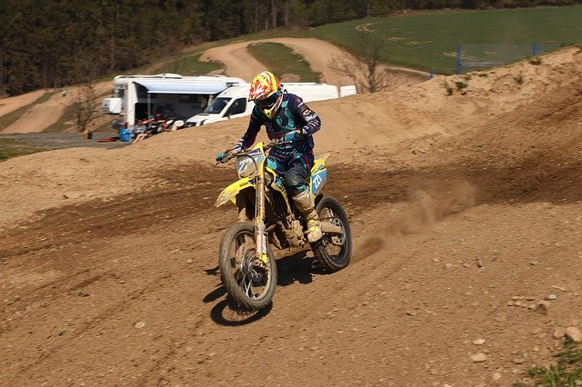 Free download Motocross 125Ccm While -  free photo or picture to be edited with GIMP online image editor