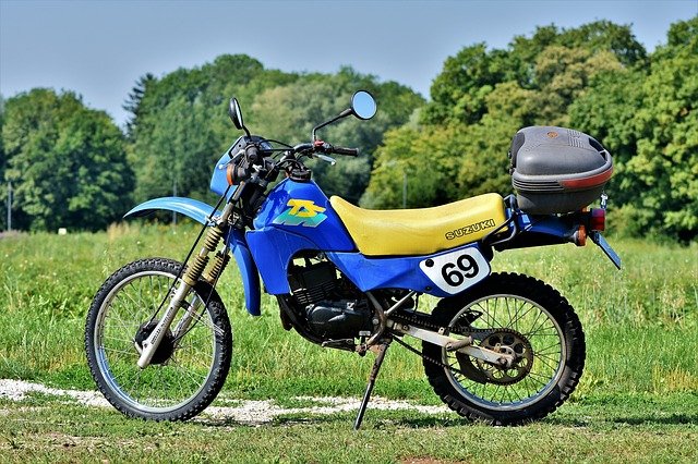 Free download motorcycle enduro suzuki ts 50 xk free picture to be edited with GIMP free online image editor