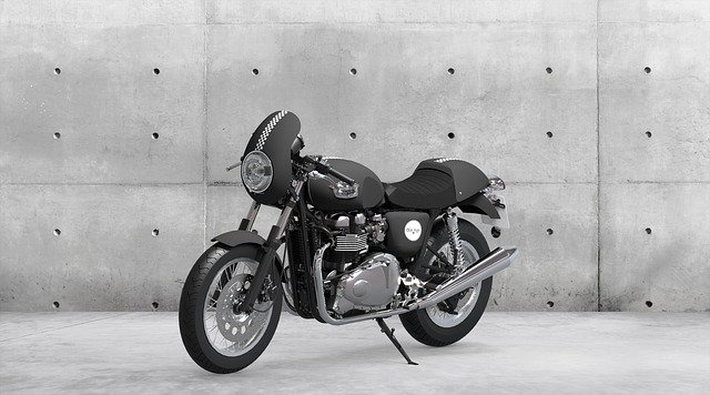 Free download Motorcycle Triumph Thruxton -  free photo or picture to be edited with GIMP online image editor